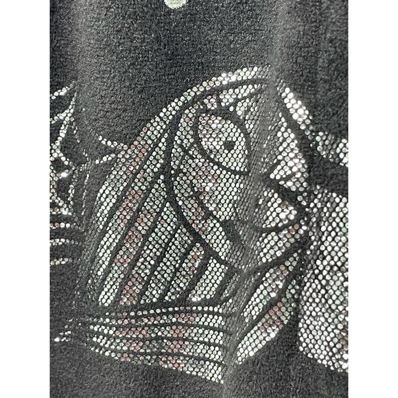 Disney Nightmare Before Christmas Jogger 8 10 NMBC Black Silver Sweatpant Lounge - Picture 5 of 10